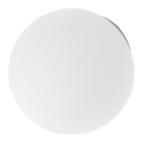 FONDOTIN Frosted Glass Round Lampshade with Base for Pendant and Ceiling Light Fixtures