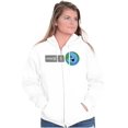 thumbnail image 3 of Command Save the Planet Earth Day Unisex Fleece Graphic Zip Up Hoodie Brisco Brands 4X, 3 of 5