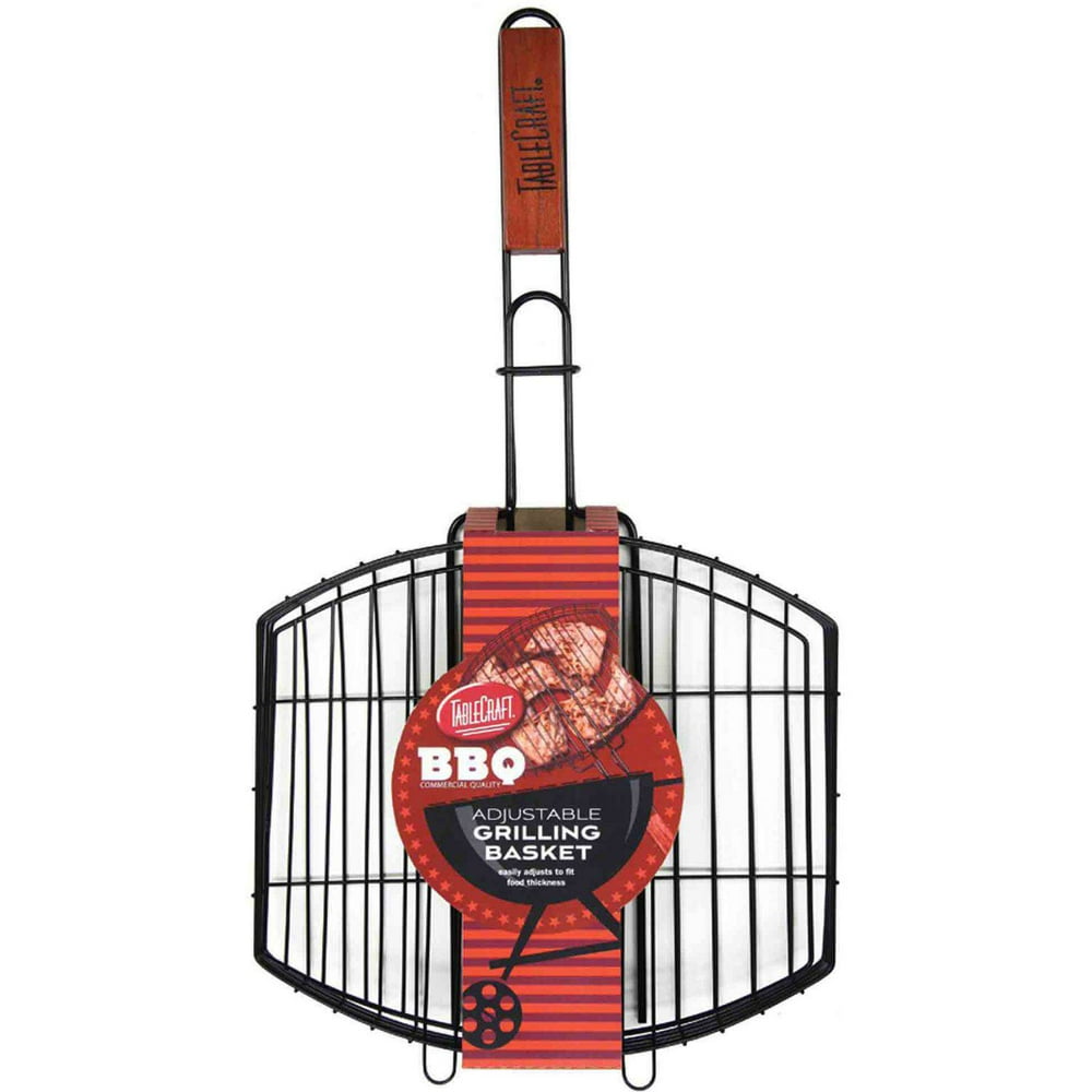 TableCraft BBQ Adjustable Grilling Basket