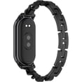 thumbnail image 3 of KOMI Compatible with Xiaomi Mi Smart Band 8 Silicone Strap Metal Adjustable Woven Strap Smart Watch Wristband Accessories for Women Men Replacement Bands, 3 of 7