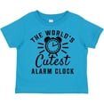 thumbnail image 3 of Inktastic The Worlds Cutest Alarm Clock Boys or Girls Toddler T-Shirt, 3 of 5