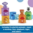 thumbnail image 2 of Learning Resources Peekaboo Learning Jungle -10 pieces, Learning Toys for Boys and Girls Ages 18 + Months, Educational Toys for Toddlers, 2 of 8