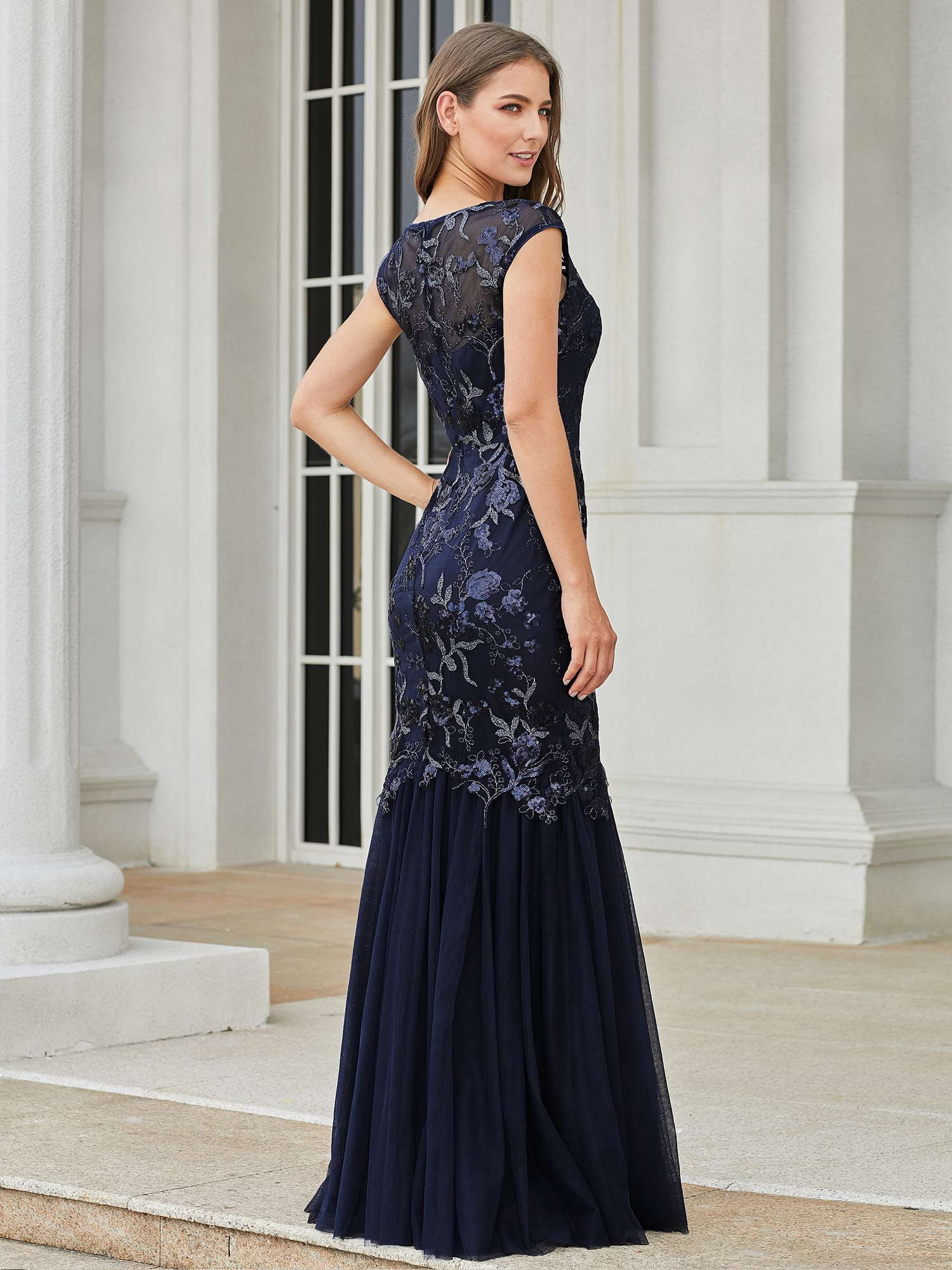 slim fit dress slacks Ever-Pretty Black Concert Dress