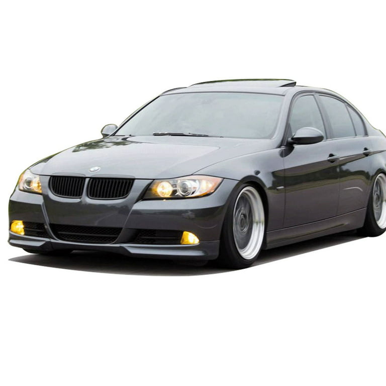 Ikon Motorsports Compatible with 05-08 E90 3-Series OE Front Bumper Lip  Paint Sparkling Graphite Metallic#A22