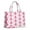 Pink Breast Cancer-3, variant on Large Capacity Tote Bag,Pink Breast Cancer Handbag Fashion Luxury Tote Bag,15.7"x13"x 5.1" Inches,Laptop Compatible