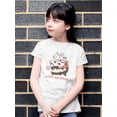 thumbnail image 2 of Happy Birthday Panda T-Shirt Juniors -Image by Shutterstock,  x-Large, 2 of 4