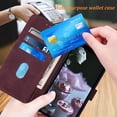 thumbnail image 2 of 12 Mini Phone Case,for iPhone 12 Mini Wallet Case,[Kickstand][Wrist Strap][Card Holder Slots] TPU Interior Protective for iPhone 12 Mini Case,PU Leather Folio Flip Cover for iPhone 12 Mini (Red), 2 of 14