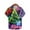 Multicolor 2, variant on BLTIBY Christmas Shirt for Men Lapel Button Down Short Sleeve Hawaiian Shirts Xmas Printed Casual Holiday Beach Shirts Tops Multicolor L