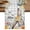 Gray, variant on Easter Table Runner, Spring Farmhouse Bunny Flower Blue Wood Grain Washable Cotton Linen Table Runners 48 Inches Long, Dresser Scarf Runner for Nightstand/Coffee/End Tables 13''x48''