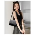 thumbnail image 4 of Bolso de hombro para mujer, moda 2024, nuevo bolso de cuero de color sólido para debajo del brazo, bolso cruzado de alta calidad para mujer, 4 of 5