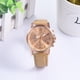thumbnail image 4 of Reloj de cuarzo para mujer, relojes para mujer, reloj de cuarzo analógico de piel sintética con números romanos para mujer, números para mujer, 4 of 5
