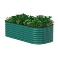 thumbnail image 4 of VEIKOUS Metal Raised Garden Bed, 6x3x2 ft Galvanized 9 in 1 Modular Garden Planter Box Kit, Green, 4 of 16