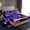 Purple Blue, variant on Castle Fairy Magical Dragon 3pcs Twin Sheet Sets,Galaxy Universe Twin Fitted Sheet,Abstract Animal Breathable Flat Sheet,Super Cozy Gradient Room Decor