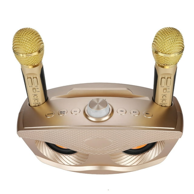Ymiko Karaoke System Karaoke Microphone, Karaoke Speaker, Portable Microphone Home For Indoor For Outdoor Commercial