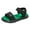 Black, variant on Wuxian Kids Sandals Comfort Open Toe Sandal With Adjustable Straps Sport Shoes For Kids Beach Flip-Flops,Black,4-4.5 Years