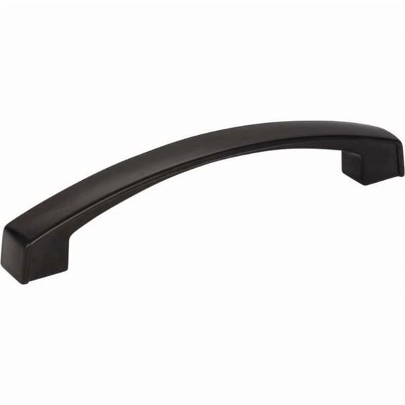 Cabinet Hardware Brushed Matte Black Pull Length 5-1/2"