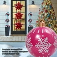 thumbnail image 2 of Balles Gonflables de Noël Géantes Extérieures, 23,6 Pouces Balle Décorée Gonflable Décorations de Noëlgh1007, 2 of 4