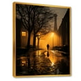thumbnail image 2 of Designart "Factory Landscape In Afterglow" Factories Floater Framed Wall Decor, 2 of 5