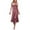 Hot Pink, variant on Baberdicy Pajamas for Women, Nightgowns for Women, Women Fashion Solid Dress Sleeveless Strap V Neck Dress Loose Dress Home Nightdress Nightgowns for Women