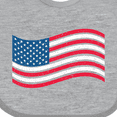 thumbnail image 4 of Inktastic Grunge American Flag Boys or Girls Baby Bib, 4 of 4