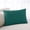 Green, variant on Teal Oversized Pillow Covers, Turquoise Pure Teal Soft Breathable Throw Pillow Cases with Invisible Zipper, Decorative Pillowcase Pillows Protectors for Sofa Bed Couch 24"x36"