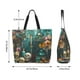 thumbnail image 5 of Balery Baroque Floral Still Life Bolsa Tote Estilo Estético con Cremalleras, Bolsa de Hombro, Bolsa de Compras Grande y Plegable, 5 of 8