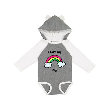 

Inktastic I Love my Gigi Gift Baby Boy or Baby Girl Long Sleeve Bodysuit