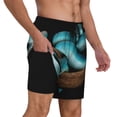 thumbnail image 2 of KLL Blue Viper Snake for Mens Swim Trunks Quick Dry Swim Shorts with Built-in Compression Liner Funny Swimwear Bathing Suits-3X-Large, 2 of 6
