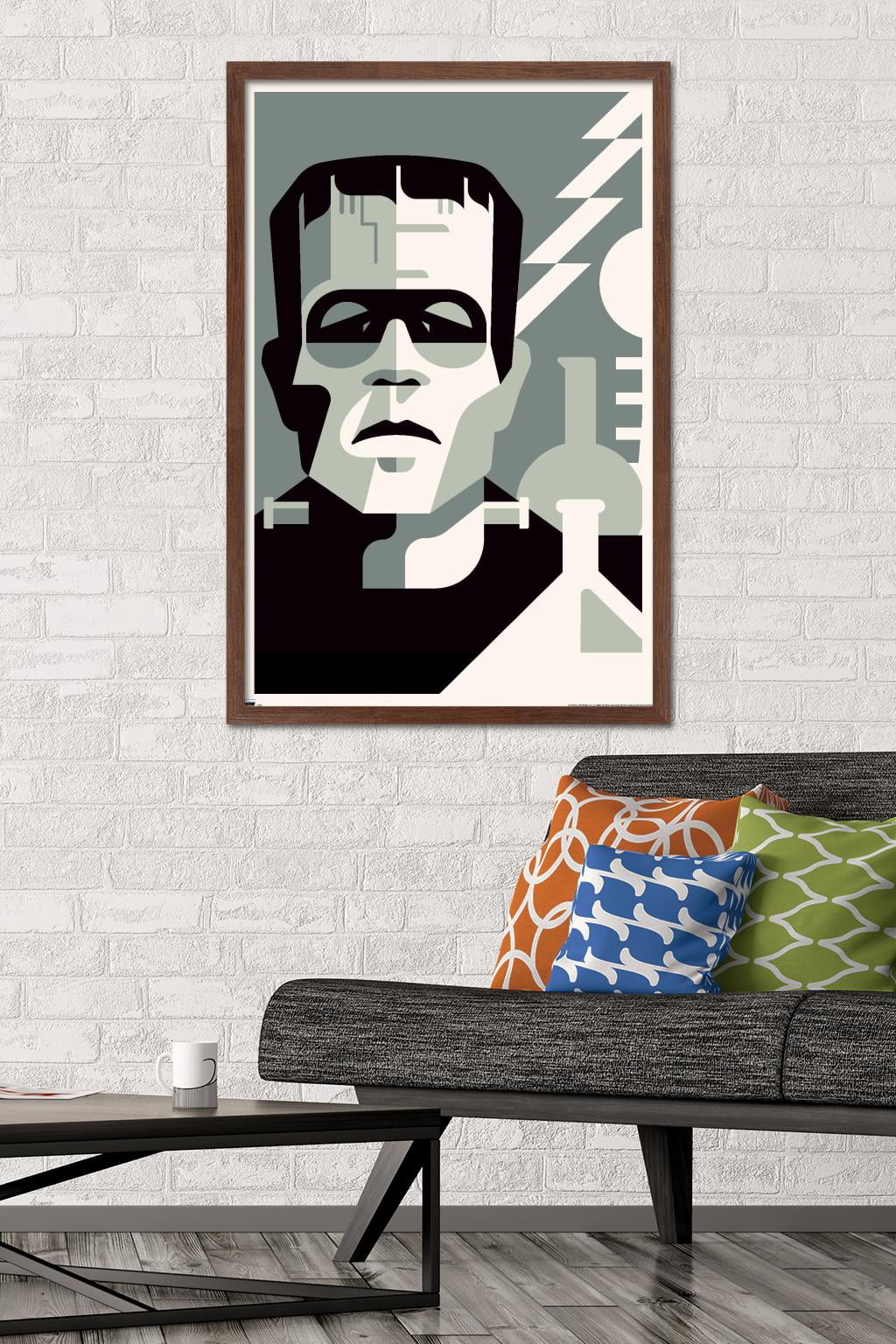 Frankenstein - Graphic Wall Poster, 22.375" x 34" Framed