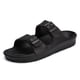 thumbnail image 1 of Sandalias planas para mujer Plantilla cómoda Diapositivas ajustables Hebilla doble Zapatillas EVA Adepaton HMHZ761-3, 1 of 7
