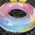thumbnail image 2 of Anillo de natación inflable de 70cm/90cm, anillo flotante portátil para playa (ala de 90cm) Tmvgtek Para Estrenar, 2 of 5