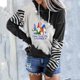 thumbnail image 1 of Pntutb Moda Mujer Navidad Impreso Blusa Suelta De Manga Larga Tops Casuales Sudaderas Con Capucha Pntutb Pntutb-5136, 1 of 5