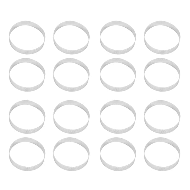 16 Piezas Circular Poroso Anillo de Tarta Torre Inferior Molde para Pasteles Herramientas para Hornear Anillo de Mousse de Pastel Perforado Resistente Al Calor, 10 cm