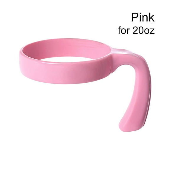 Portable 4 Color Bottle Accessory Car Vehicle Tumbler Cup Handle Mug Base Water Bottle Holder Cup Drink Rack PINK FOR 20OZ
