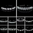 thumbnail image 3 of Eoperou Women Hairband Korean Style Elegant Temperament Slim Sparkling Rhinestone Ladies Hair Hoop Wedding Hair Accessories, 3 of 8