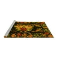 thumbnail image 2 of Ahgly Company Machine Washable Indoor Rectangle Medallion Yellow French Area Rugs, 2' x 4', 2 of 4