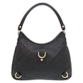 thumbnail image 1 of Pre-Owned Gucci Abbey Guccissima 13078 one-shoulder bag in black leather.... (Good), 1 of 7