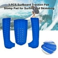 thumbnail image 4 of Greeniant Almohadillas de tracción para tablas de Surf, 3 uds., almohadillas de espuma EVA para cubierta, empuñaduras adhesivas para Skimboard, todas las Deportes acuáticos azul Kropki Greeniant OD2654-01B, 4 of 6