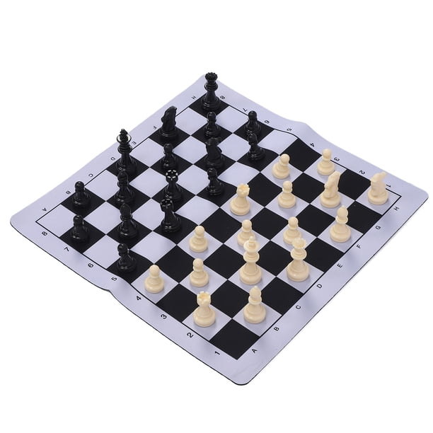 Juego de Ajedrez Internacional, Juego de Mesa de Ajedrez Internacional Fácil de Jugar para viajar