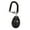 Black, variant on UDIYO Pet Trainer Oval Shape Elastic ABS Dog Training Clicker for Outdoor