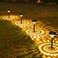 thumbnail image 5 of Darzheoy Solar Outdoor Lights, Solar Pathway Lights Outdoor, Solar Powered Garden Yard Lights for Walkway Sidewalk Driveway, Maintain 10 Hours of Lighting (2 Pack), 5 of 9