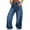 1#Dark Blue, variant on Tiijoy Girls Straight Leg Jeans Elastic Waist Denim Pants Casual Trousers, Sizes 1-16
