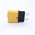 thumbnail image 2 of OULII Réinitialisation Manuelle Fusible Réinitialisable Disjoncteur Jaune Alliage 1Ensemble, 2 of 6