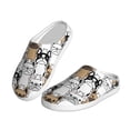 thumbnail image 2 of Lsque French Bulldog 2 Pattern Womens Comfort Cotton on Scuff With Memory Foam and Anti-skid Sole Slipper-42/43, 2 of 7