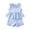 46Blue146, variant on WERYOUNG Girl's Outfit Sets Summer Toddler Sleeveless Plaid Vest T Shirt Tops Ruffles Shorts Two Piece Outfit Leisure Lounging Cozy Clothes Sets