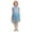 Sky Blue, variant on Wdgfv Girls Sequin Puff Sleeve Dress Elegant Net Layered Tutu Outfit for Toddler Kids Sparkly Party Flower Girl Green 7-8 Years