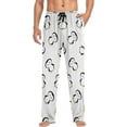 thumbnail image 3 of GZHJMY Penguin Pajama Pants for Men, Lounge Pants Lightweight Men Pajama Bottoms with Drawstring Pockets, Christmas New Year Birthday Gifts, Large, 3 of 6