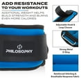 thumbnail image 5 of Philosophy Gym Ankle/Wrist Weights, 2pk 2.5 lb ea, 5 lb Total, 5 of 7
