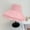 pink, variant on Vinyl Fisherman Hat Girl Xia Chao Big Eaves Showing Hat Outdoor Various Sun Hat Anti -UVs Covering Face Hat