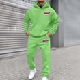 thumbnail image 1 of WILLBEST Sudaderas De Hombre para Hombre y Mujer, Conjunto De Sudadera con Capucha Deportiva De Manga Larga con Estampado De Letras Informal A La Moda De Otoño e Invierno XXXGrande, 1 of 5
